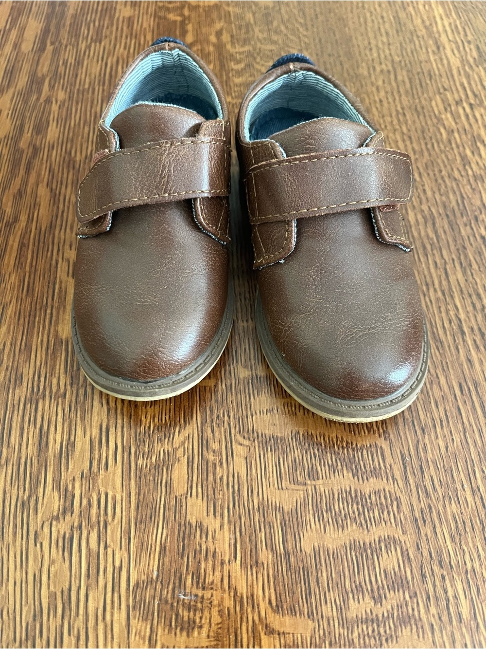 Boy's London Underground Brown Toddler Dress Shoes Size 7